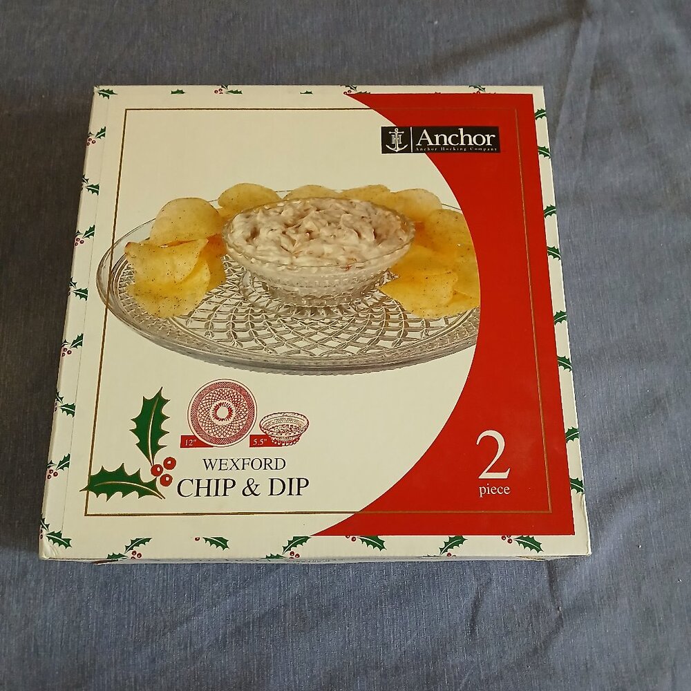 Anchor Chip & Dip Serving Dish New